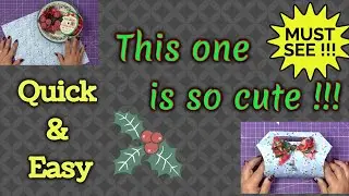Cute Gift Bag - Full tutorial - quick and easy to make