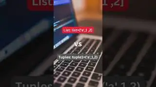 difference: list vs tuples #shorts