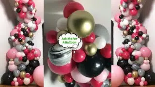 DIY Balloon Garland - Floor To Ceiling