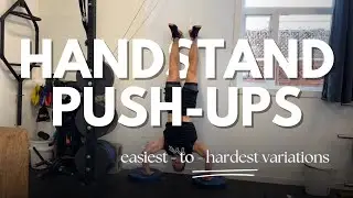 Strict Handstand Push-Ups - all scaling options