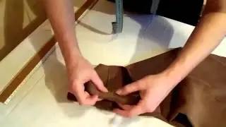 Как укоротить джинсы?