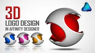 3D LOGO DESIGN IN AFFINITY DESIGNER.             