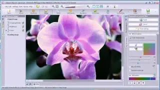 Helicon Filter 5: Cropping, applying brightness, adding frames