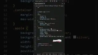 Apple Logo | HTML CSS | 