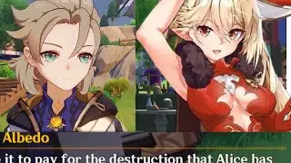 ALBEDO AND ALICE| Genshin Impact 3.1|Of Ballads and Brews|
