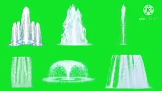 Water flow green screen effect./water flow green screen video.