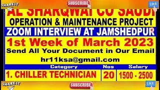 Gulf jobs | Indian Vacancy | For Qatar. | Saudi Arabia