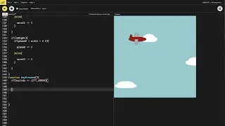 Plane Horizontal Scrolling Tutorial in p5.js