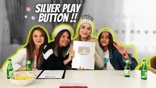 AZRA'S SILVER PLAY BUTTON UNBOXING ! THANK YOU SO MUCH FOR 100 K SUBSCRİBERS !