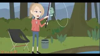Gloria fishes without a license #vyond #cringe