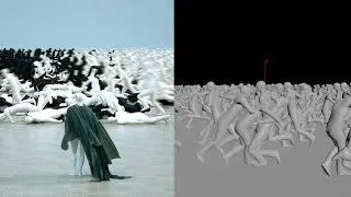 Houdini Crowd Simulation Collision | FREE PROJECT