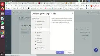 Create Quiz in moodle