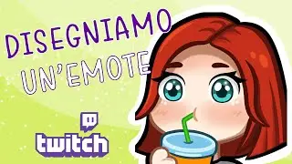 🎨 DISEGNO UNA NUOVA EMOTE TWITCH con Procreate | Juice edition 🧃