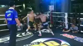 Ankhbayar from Muay Thai Academy MTA at MBK Fight Nights