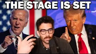 Biden VS Trump Debates Agreed Upon - Hasanabi Reacts