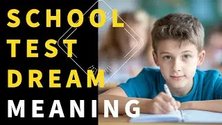School Test Dream Interpretation【omnibus】What Your Subconscious is Telling You!