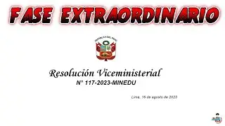 EXPLICACIÓN SOBRE LA FASE EXTRAORDINARIA | NOMBRAMIENTO DOCENTE