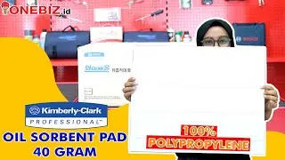100% POLYPROPYLENE | Jual Kimberly-Clark Oil Sorbent 42411 Pad S, 40 gram