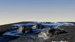 Houdini Fluid - Sculpted Fluid with Wave