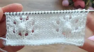 Örmesi kolay💟 Gösterişli Ajurlu Popcornlu  örgü modeli