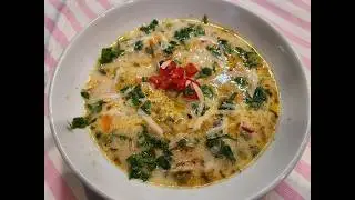 Creamy chicken soup similar to The Cheesecake Factory
