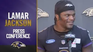 Lamar Jackson Talks About Offense's Early-Season Growth | Baltimore Ravens