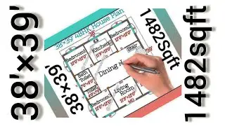40' By 40' Me House Plan || 40' By 40' में सबसे अच्छा घर का प्लान🏡 ||1600Sqft 