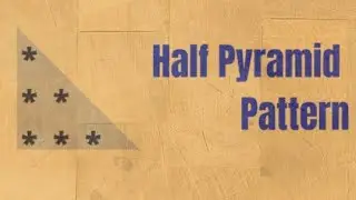Half Pyramid star pattern in c | do code |