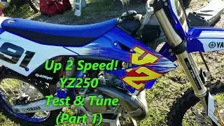 1:11 Up 2 Speed YZ250 Test & Tune (Part 1). First ride on the new build! At Motobros Okeechobee