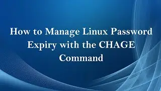 How to manage Linux password expiry with the chage command (Tamil)