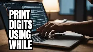 C Program to Print Digits of a Number using while looping statement