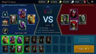 Raid Shadow Legends Walkthrough Gameplay Summoning Vigilante Chapter 3 Boss Battles iOS iPhone SE