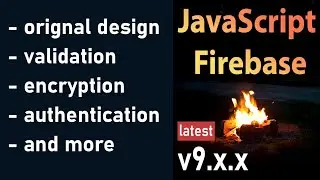 Register & Login Page (custom authentication) | Firebase v9 | Javascript