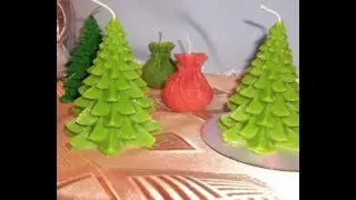 Свічки з воску, ялинка