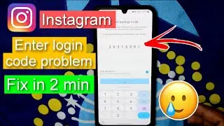 How 🔥To Get Backup Code For Instagram | Enter 6 digits code | Instagram enter login problem 2023