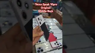 Tecno Sprak 10pro middle Back glass Sprak 10pro original back glass