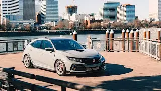 Photographing a 2020 Honda Civic Type R in Portland (POV)