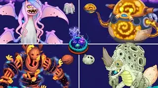 All Ethereal Island Monsters & Eggs (Epics, Rares & Common) | My Singing Monsters