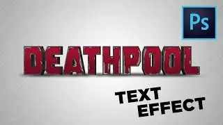Deadpool Text-Effect || Photoshop-Tutorial