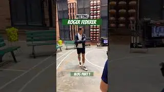 I met Roger Federer in NYC (Vlog Part 1/3) 🎾 🐐