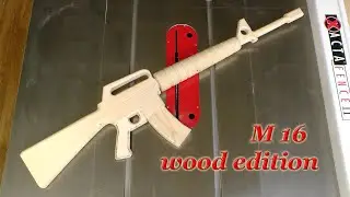 Wood M16 Rifle  DIY