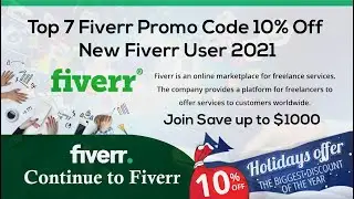 Top 7 Fiverr Promo Code 10% Off New Fiverr User 2021