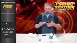 FAQ V12 Reverse Brake Bleeder -- Clogging Plunger