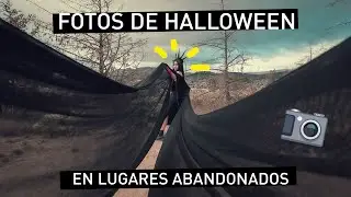 Haciendo fotos de Halloween 💀  📸  / Fotos en lugares abandonados