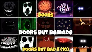 [ROBLOX]Doors Jumpscares VS Doors But Remade VS Doors but Bad X Jumpscares Comparison