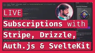 Subscriptions with Stripe, Drizzle, Auth.js & SvelteKit 💸 Johnnify SaaS 🔴 LIVE Coding & Chill