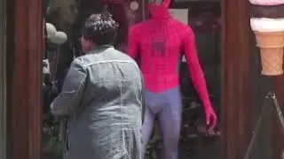 Spiderman Scare Prank