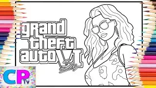 GTA VI/Grand Theft Auto Trailer/Coloring of GTA VI Concept/Elektronomia - Lion King (Ft. Caroline)