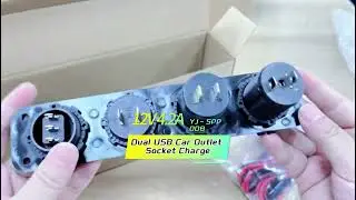 12V 4.2ADual USB Car Outlet Socket Charge