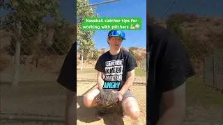 Baseball catcher tips for working with pitchers #baseballboys #baseball #catcherslife #baseball